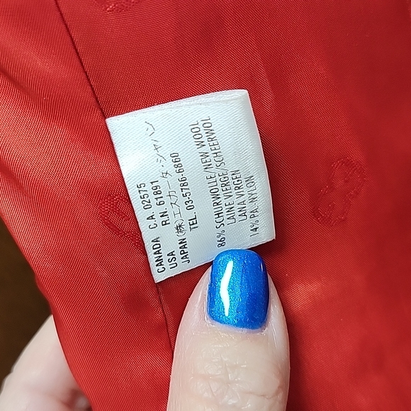 ESCADA VINTAGE size 42 Orange Jacket. Like new. - Picture 13 of 16